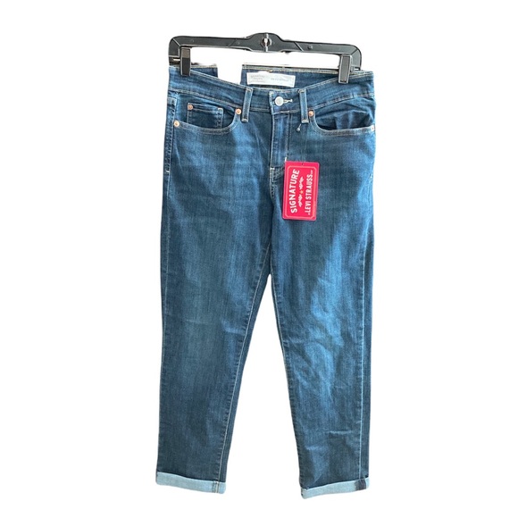 Levi Mid Rise Slim Boyfriend cropped jeans - Picture 4 of 13